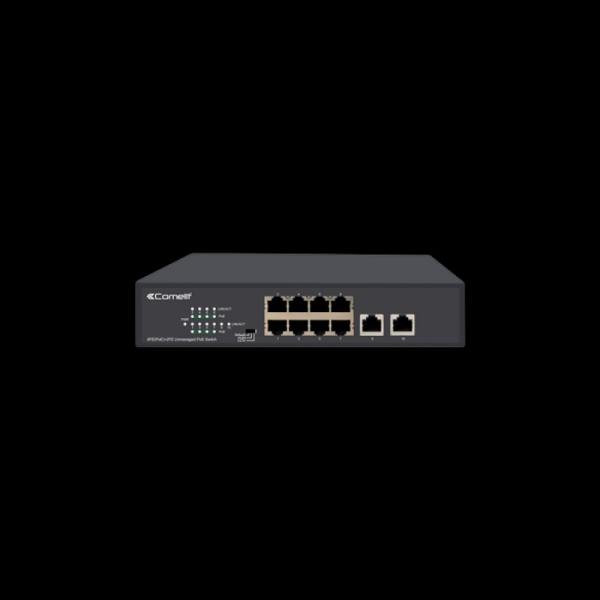Switch 8 PoE ports + 2 uplink 10/100