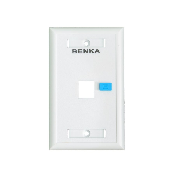 Mặt nạ ổ cắm mạng Benka 1 cổng (US)